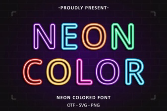 Illuminate Your Designs with Neon Typography
