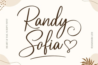 Randy Sofia Font: Creative Display Typography Projects